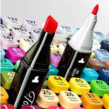 Τσαντάκι με 168  διπλής όψεως μαρκαδόρους