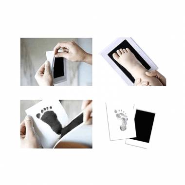 Αποτύπωμα μωρού/αγαπημένου σας ζώου σε μαύρο μελάνι