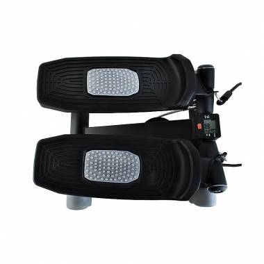 Stepper Πλάγιας κίνησης με λάστιχα, για εκγύμναση όλου του σωματος, με LCD οθόνη, διαστάσεων 40x37x18cm