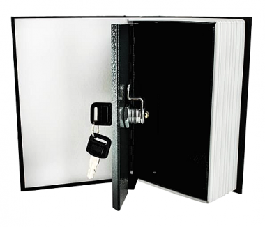 Καμουφλαρισμένο χρηματοκιβώτιο σε σχήμα βιβλίου