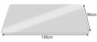 Προστατευτική επιφάνεια δαπέδου για καρέκλα γραφείου 130x90