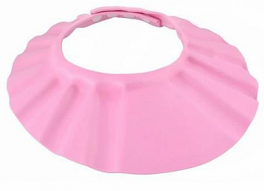 Ροζ προστατευτικό καπέλο μπάνιου