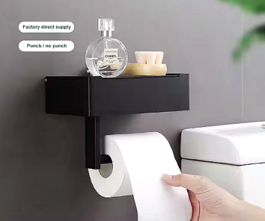 Έξυπνη θήκη μπάνιου με ράφι